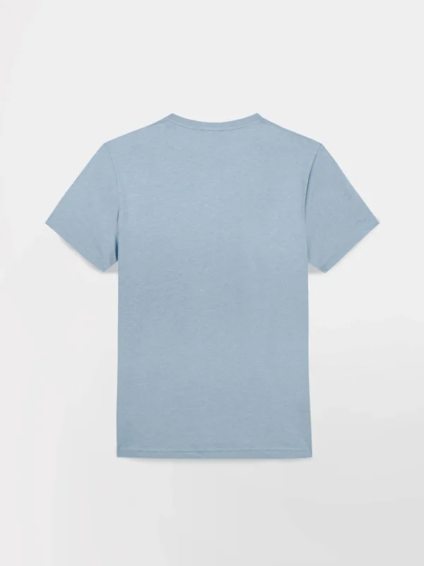 T-shirt Homme Coupe Ajustée Jersey Bleu - Image 5