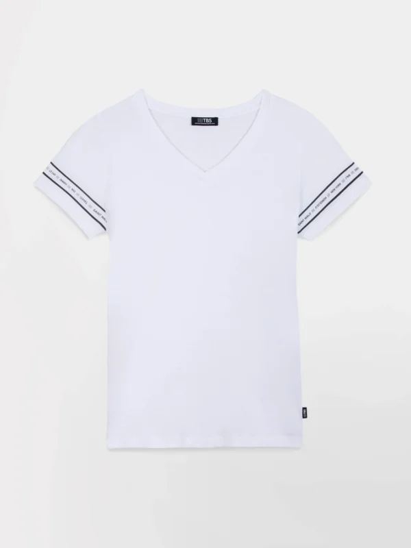 T-shirt Femme Jersey Blanc - Image 4