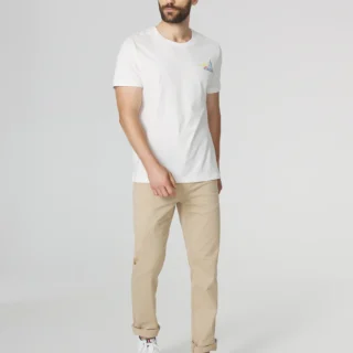 Pantalon Chino Homme Beige